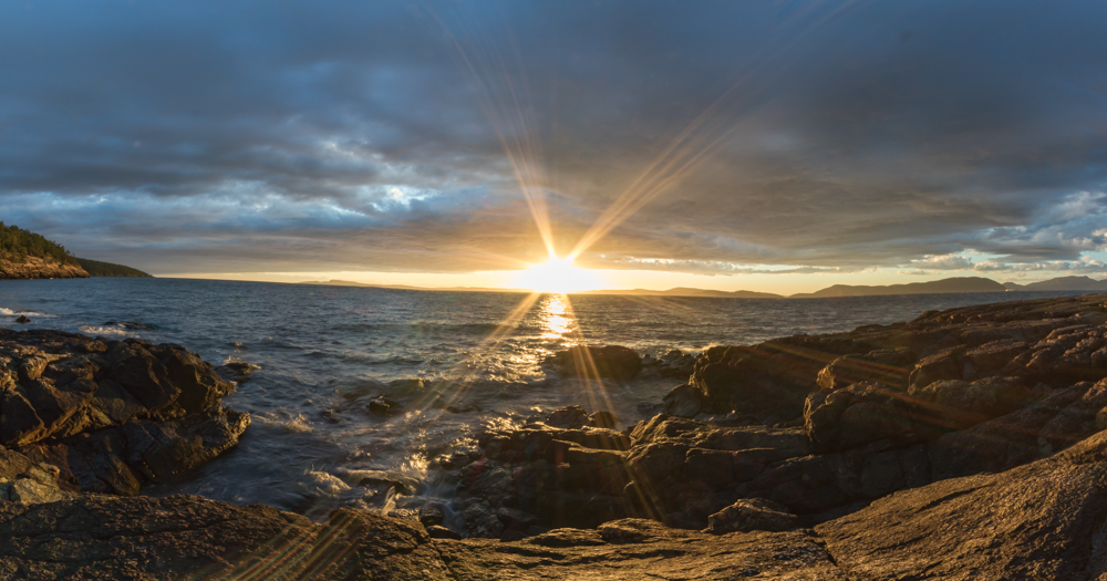 Washington Park Sunset Panorama